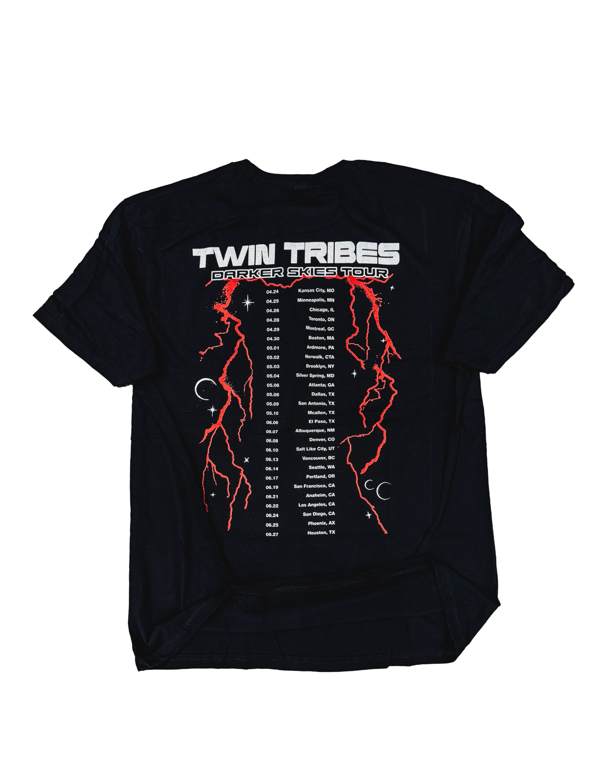 "Darker Skies" tour tee