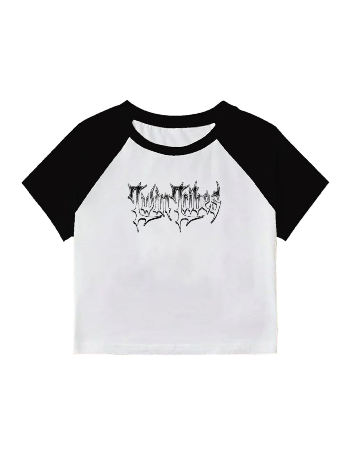 "Twin Tribes" Logo raglan baby tee