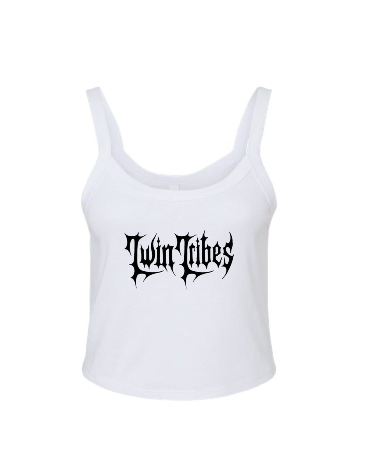 "Twin Tribes" Logo Spaghetti Strap Tank