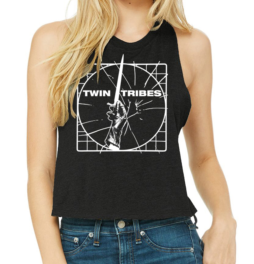 Switchblade cropped tank