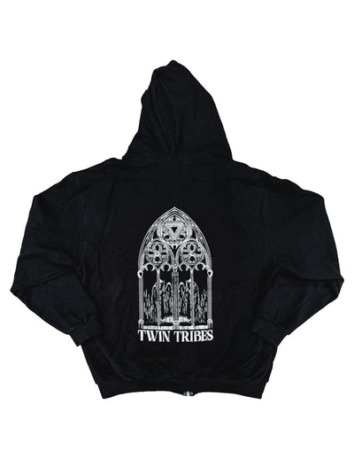"Cathedral" zip-up hoodie
