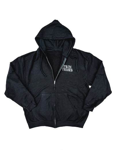 "Cathedral" zip-up hoodie