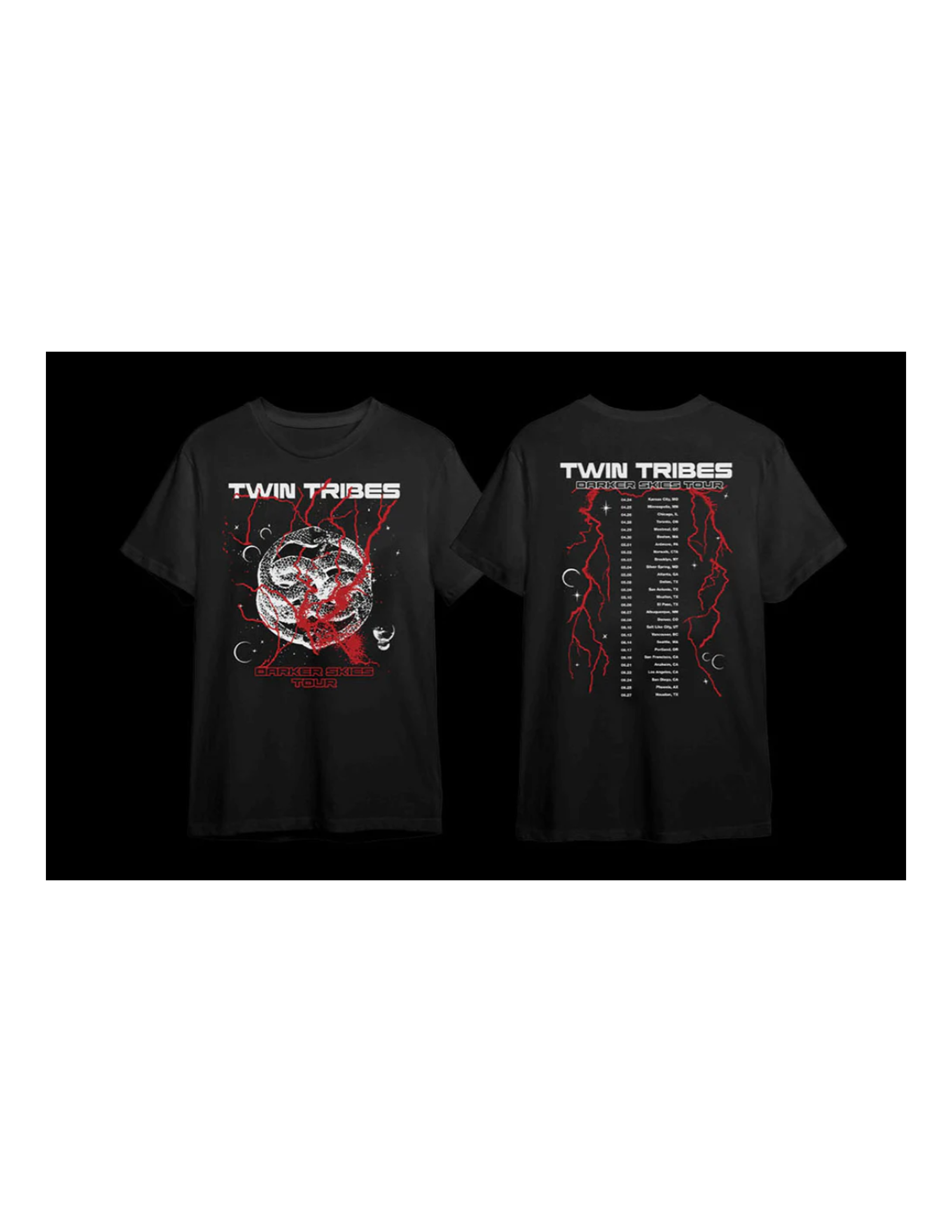"Darker Skies" tour tee