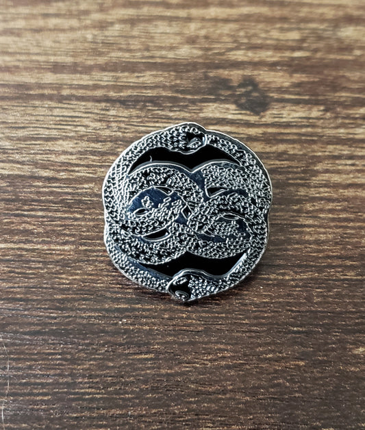 Ouroboros enamel pin